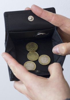 LEAS Wiener Schachtel mit großem Kleingeldfach mit RFID Schutz Block Folie im Kreditkartenformat mit Geschenk Box Echt-Leder, schwarz